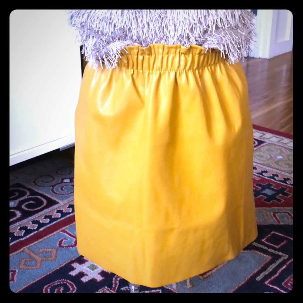 Vegan leather Zara skirt